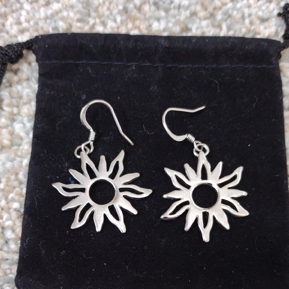 Vintage Sunburst Earrings